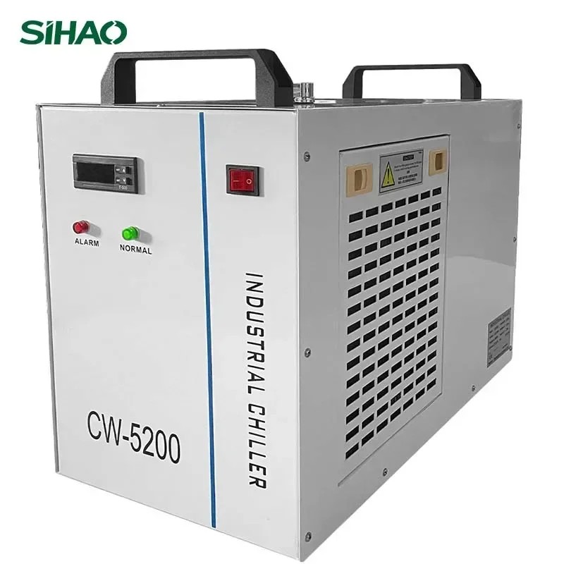 VEVOR CW-5200 CW5000 CNC Laser Engraving Machine Chiller Thermolysis Industrial Water Cooler