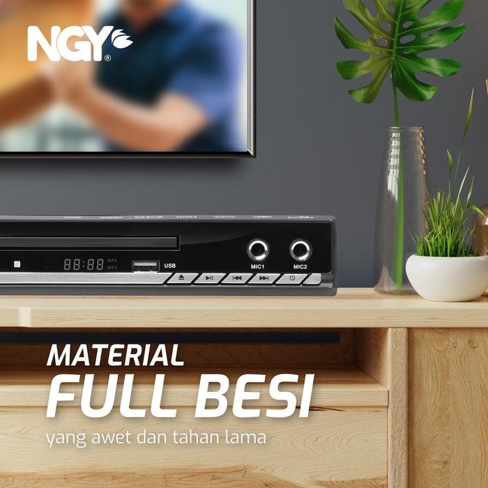 [Allthebest] NGY DVD Player HDMI Besi Twin Mic Karaoke USB NGY766 NAGOYA