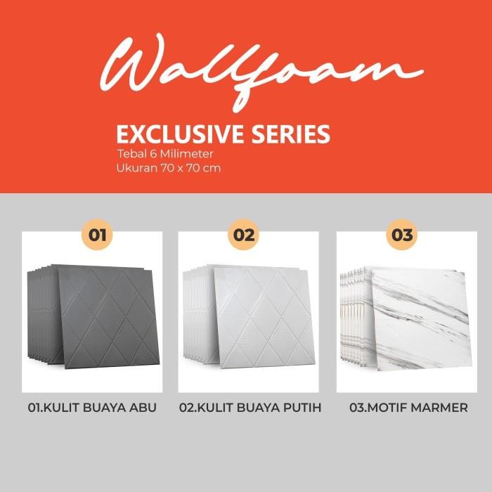[Allthebest] PROMO WALLFOAM TEBAL 6MM EXCLUSIVE 6M WALLPAPER FOAM