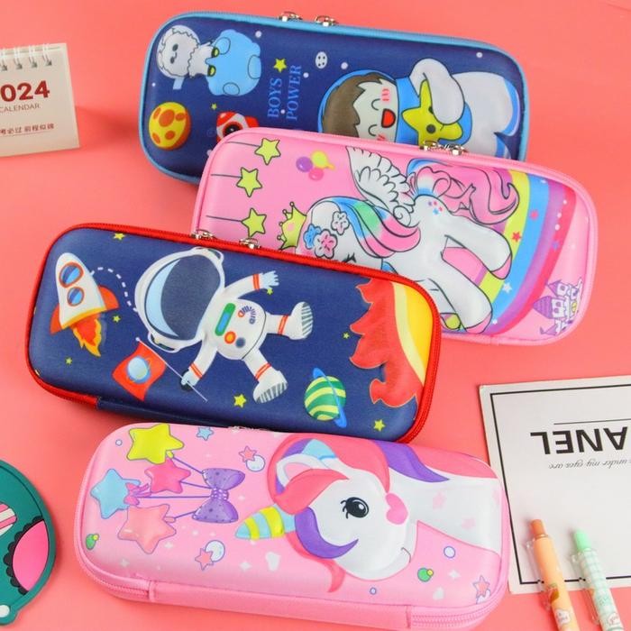 

Kotak Pensil / Pencil Case 3D Timbul Jumbo Motif Cute Karakter SK0096
