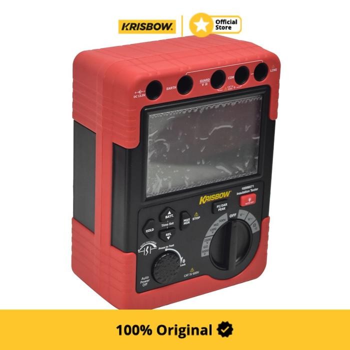 

Terlaris Krisbow Digital Insulation Resistance Tester 5000V