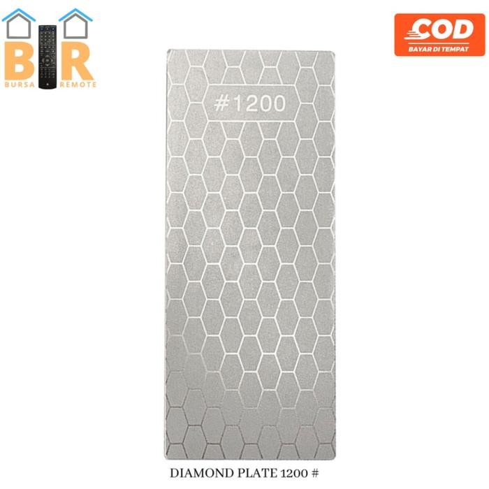 Diamond Sharpening Grinding Stone Whetstone Batu Asah Pengasah Pisau Asahan Plat Intan Baja
