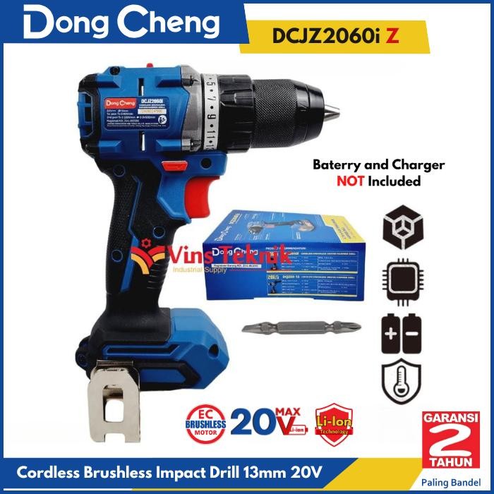 Impact Drill Bor Tembok Brushless DCJZ 2060I Z Dongcheng DCJZ2060I Z