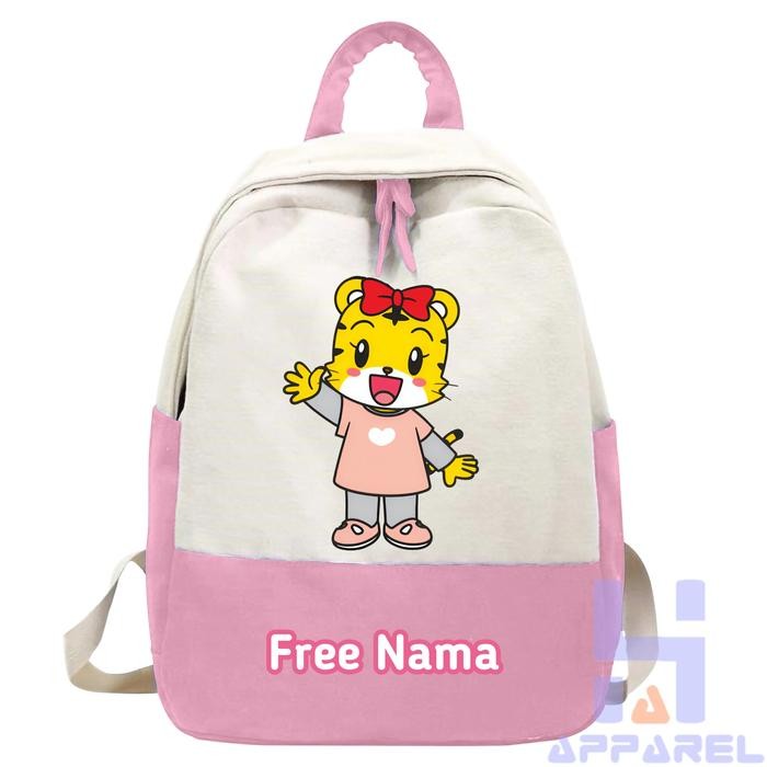 TAS RANSEL ANAK SHIMAJIRO HANA FREE NAMA