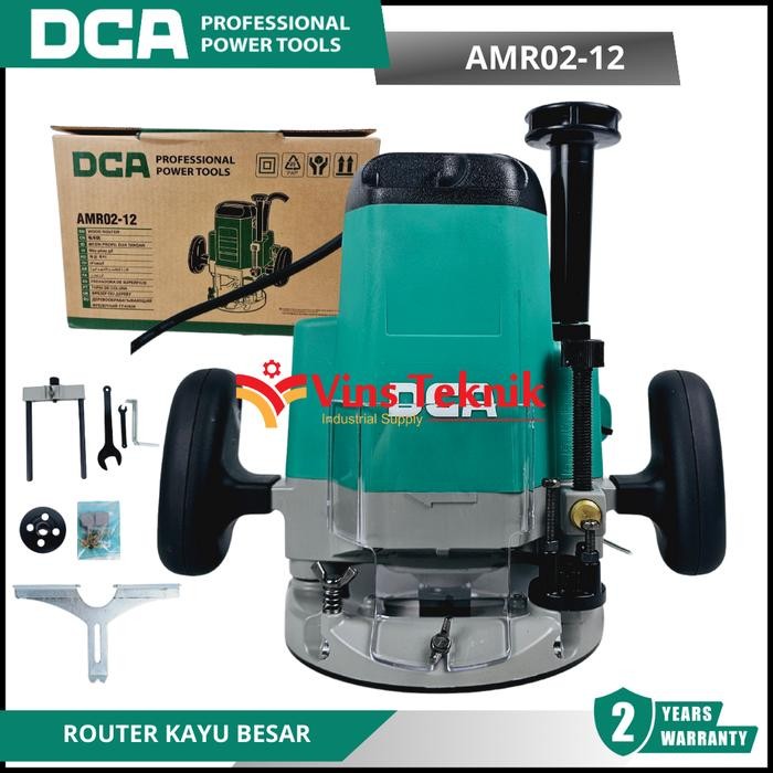 DCA AMR02-12 Mesin Profil Kayu Wood Trimmer Router Besar DCA AMR 02-12