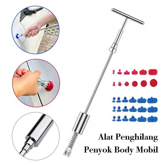 BEST ALAT BODY MOBIL PENYOK SET PULLER DENT REMOVER PENGHILANG PENYOK MOBIL ALAT BODY MOBIL PENYOK