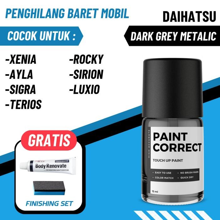 BEST CAT OLES PENGHILANG BARET MOBIL DAIHATSU DARK GREY METALIC ABU