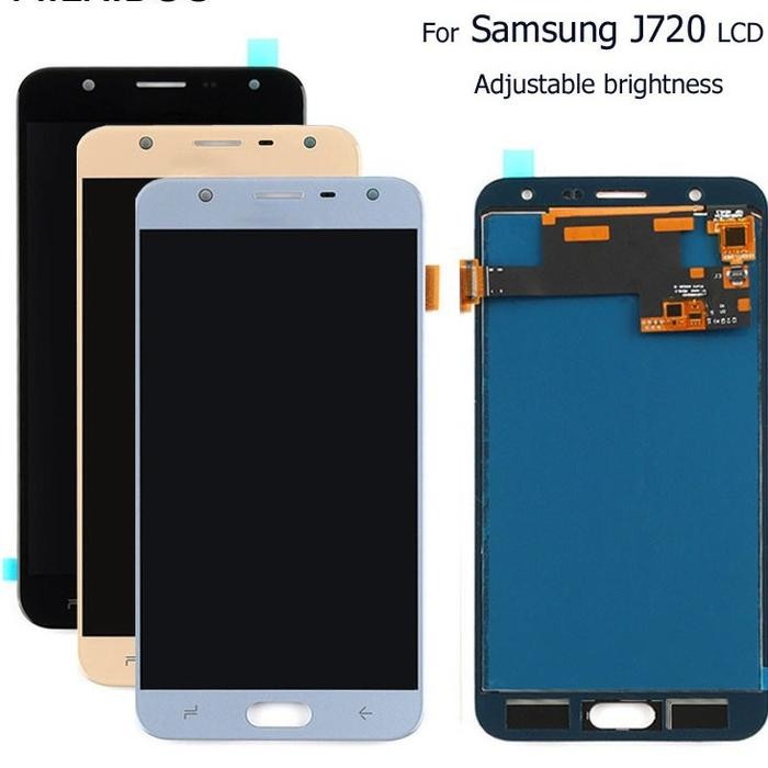 (Expert) LCD TOUSCREEN SAMSUNG J720 / SAMSUNG J 720 / J7 DUO FULLSET