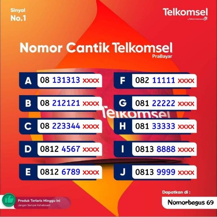 (Expert) Nomer Cantik Simpati Nomor Kartu Perdana Telkomsel no hp 5g