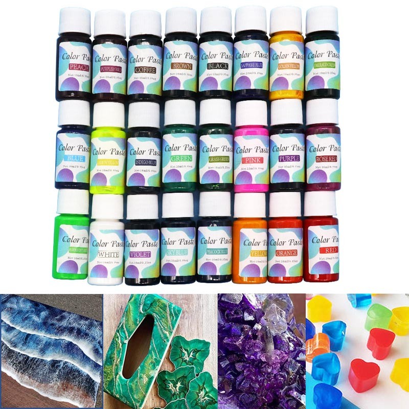 Pigment Paste for Epoxy Resin Highly Pigmented Resin Pigment Epoxy Resin Solid Color Pigment Paste