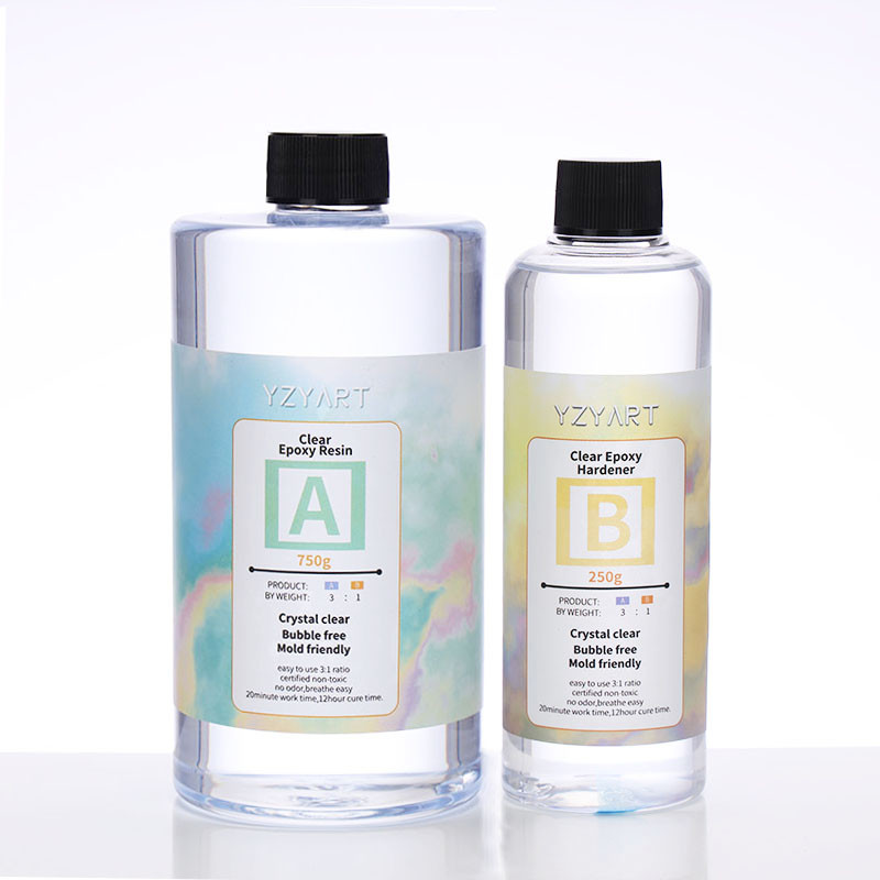 YZY ART Epoxy Resin Jewelry 3:1 AB Resin for DIY Resin Art Jewelry Making Accessories Beginner Kit