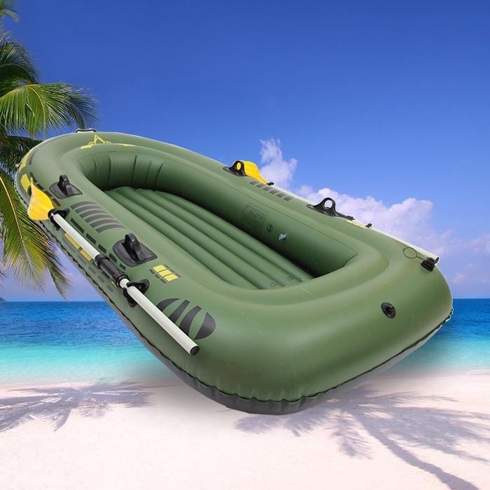 

TERLARIS Ready Stock raft lipat portabel pribadi1.9M*1.2M),Rakit karet perahu karet desain katup