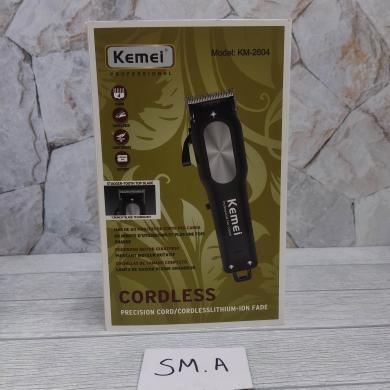 Alat Cukur Rambut Cas Hair Clipper Rechargeable Kemei KM 2604 ORIGINAL