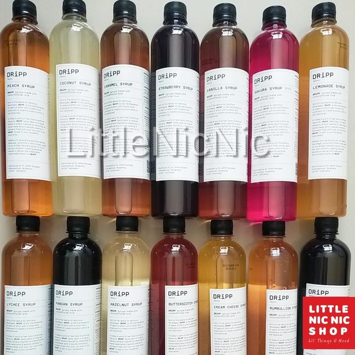 

Dripp Flavoured Syrup All Varian Sirup Aneka Rasa Lengkap Minuman Cafe Gratis Ongkir