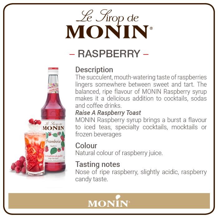 

Monin Raspberry Syrup 70 Cl 700 Ml Gratis Ongkir
