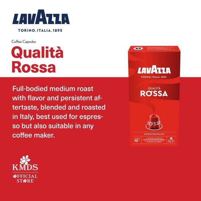 

Lavazza Coffee Capsules Qualita Rossa Gratis Ongkir