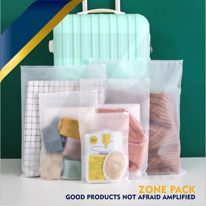 (Allthebest) Ziplock Bag Potrait Ziplock Bag Frosted Zipper Bag Storage