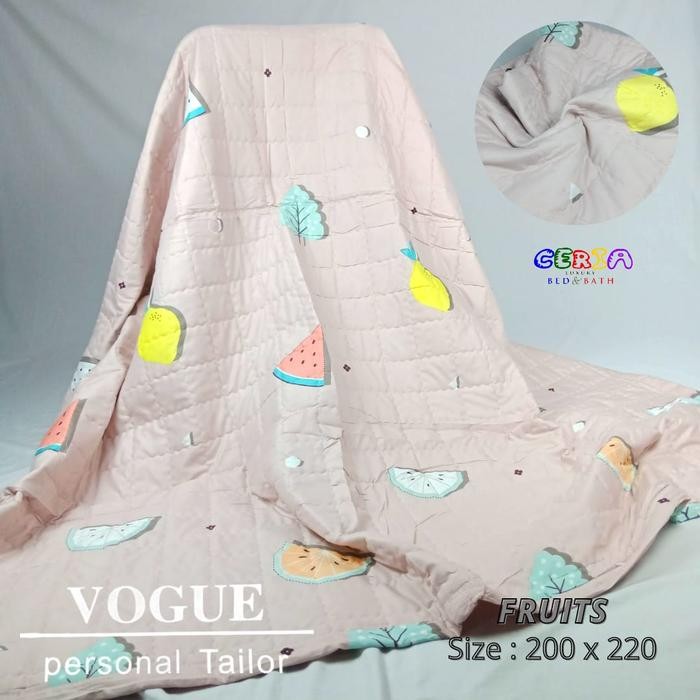 Selimut Traveling Katun Vogue Motif 180x200cm FRUITS