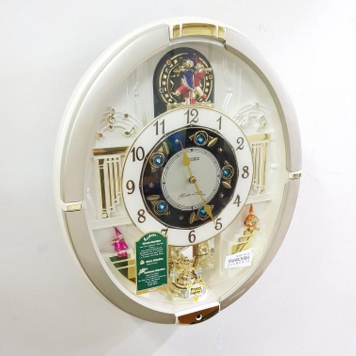 buo Jam Dinding Seiko Japan Melodies / Bunyi QXM290 QXM290S Original