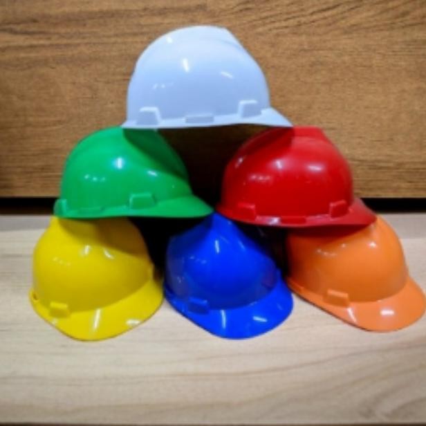 helm proyek safety orange