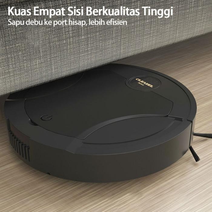pat Robot Vacum Cleaner Portable Penyedot Debu Rumah Otomatis Cerdas Robot Pembersih Lantai