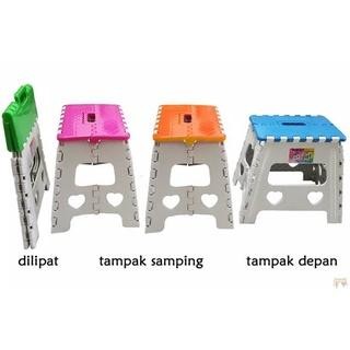 var Bangku Lipat Plastik Dewasa / Kursi Lipat Serbaguna Praktis Kuat Multfungsi Portable / Kursi