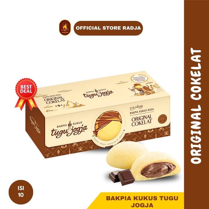PREMIUM Bakpia Kukus Tugu Jogja Original Cokelat