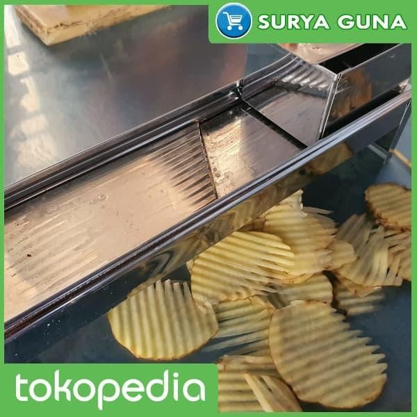 (Expert) pasah keripik kentang alat pemotong keripik kentang stainless steel