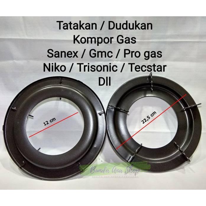 (Allthebest) TATAKAN KOMPOR PROGAS / GMC / SANEX BULAT KAKI 5 KOMPOR GAS UNIVERSAL