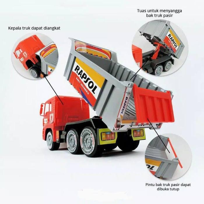 DUMP TRUCK KAGUYA PLAST / TRUK PASIR KGP 8080