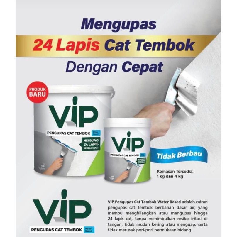 PENGUPAS CAT TEMBOK VIP BY AVIAN PAINT