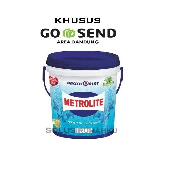 METROLITE PUTIH 5 KG CAT TEMBOK DINDING BY PACIFIC PAINTS