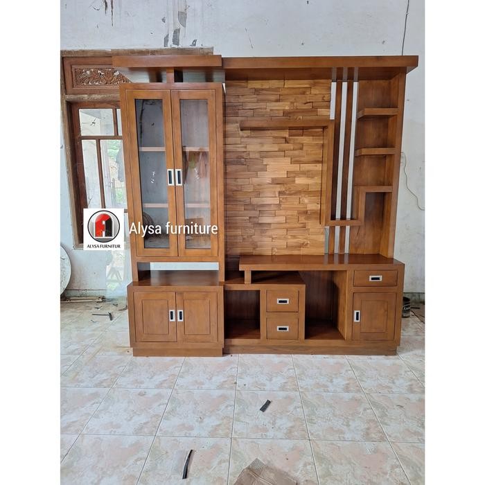 PEMBATAS RUANGAN JATI, PARTISI PENYEKAT RUANGAN KAYU JATI, PEMBATAS