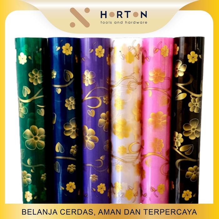 FIBER PLAT PLASTIK TUTUP PAGAR MOTIF BATIK FLOWER / PLASTIK PAGAR