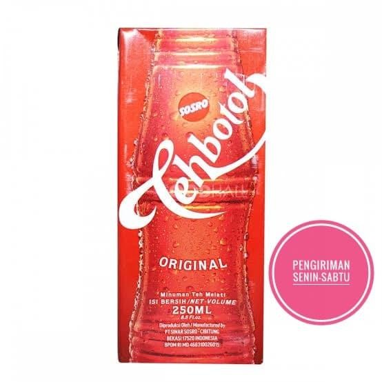 

Teh Botol Sosro Kotak 250Ml 1Karton Isi 24Pcs