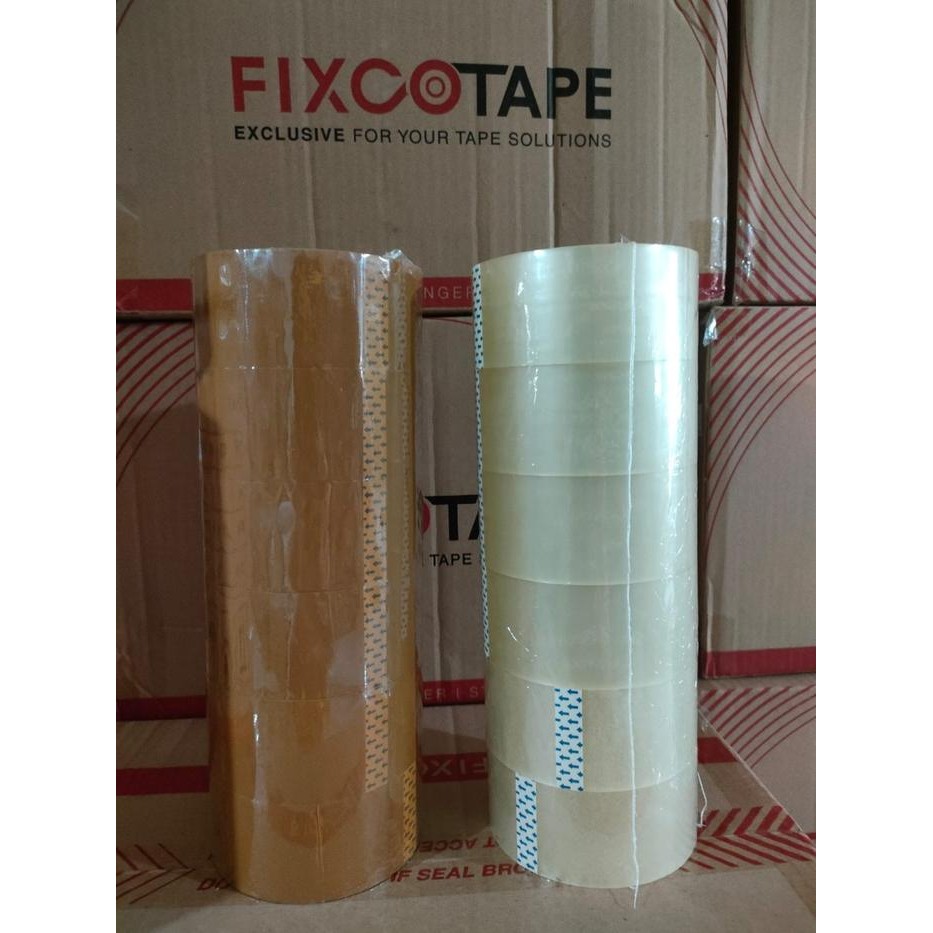 

TERBARU! 6 PCS (1 slop) lakban 2 INCH BENING/COKELAT 48MMX100Y PROMO MURAH