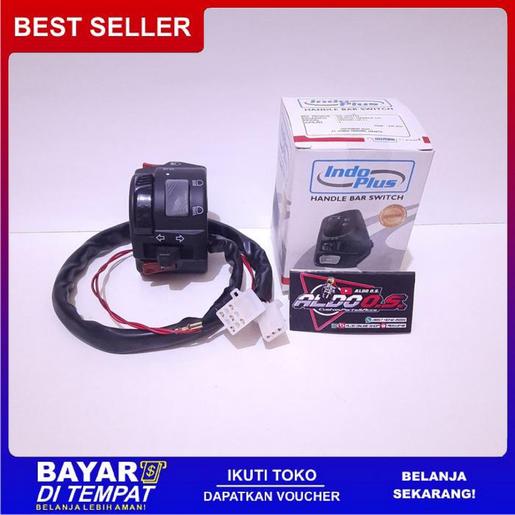 FREE ONGKIR HOLDER SAKLAR KIRI OLD VIXION ORIGINAL MINDA PNP SCOOPY ESP ACG STATER BISA COD