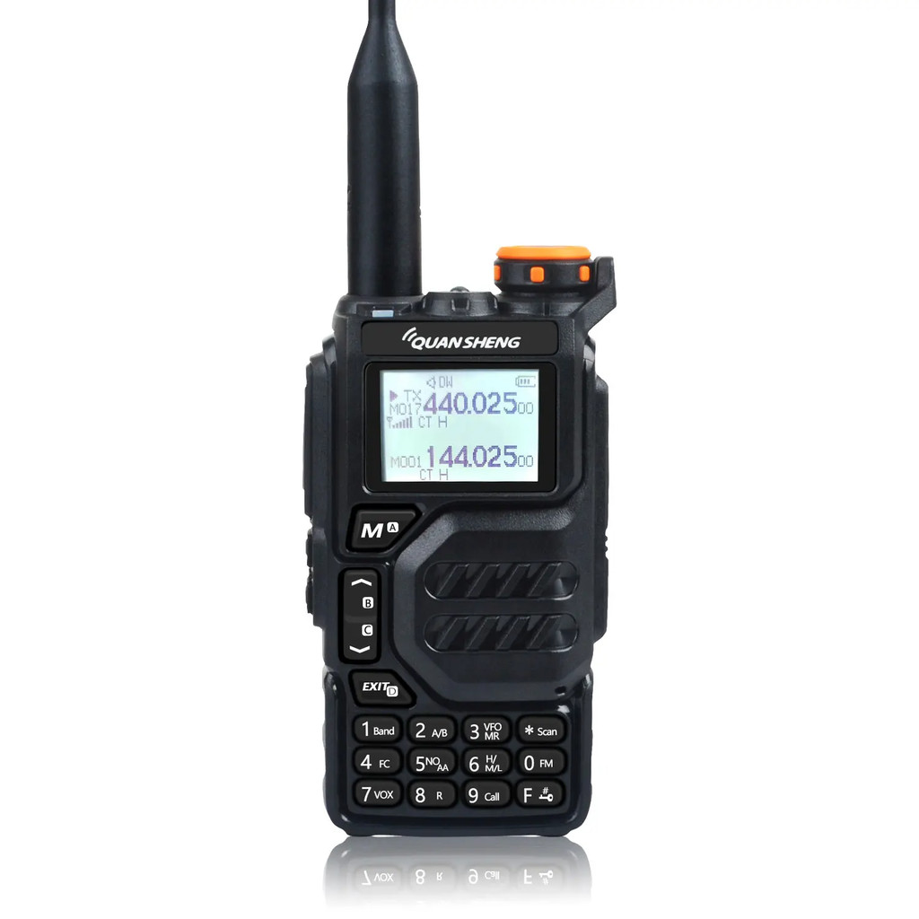 Quansheng 50-600Mhz Rx Walkie Talkie Uv-K5 Vhfuhf 144-148Mhz 430-440Mhz Rx Tx Both Dtmf Vox Fm Air