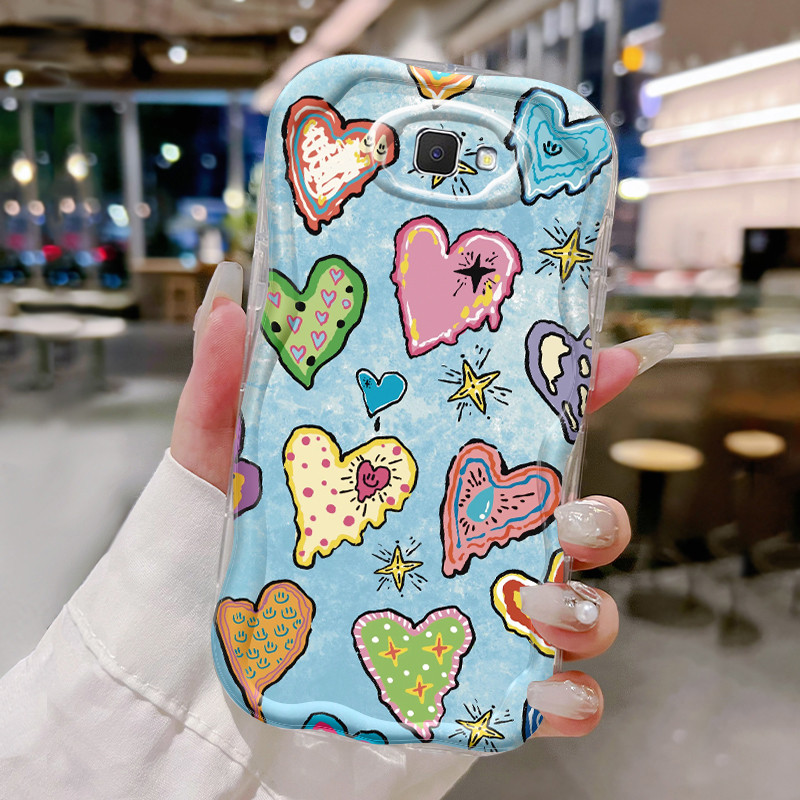 Casing Hp Untuk Samsung Galaxy J7 Prime J2 Prime J7 Prime 2 Case Casing pola Apple Core Dan Love Kas