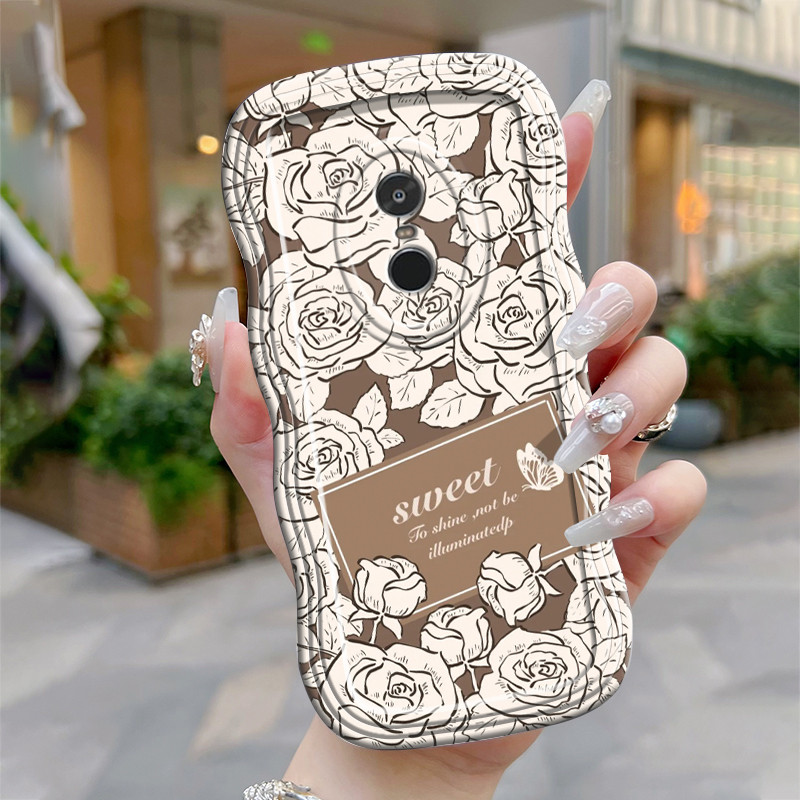 Casing Hp Untuk Xiaomi Redmi Note 4 Note 4X Note 4 Pro Case Casing Kesing Bunga Mawar HP Softcase Te