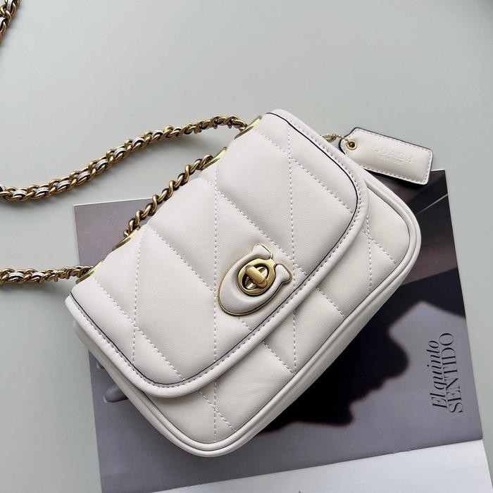 BEST SELLER Coach Madison Crossbody Bag Leather White