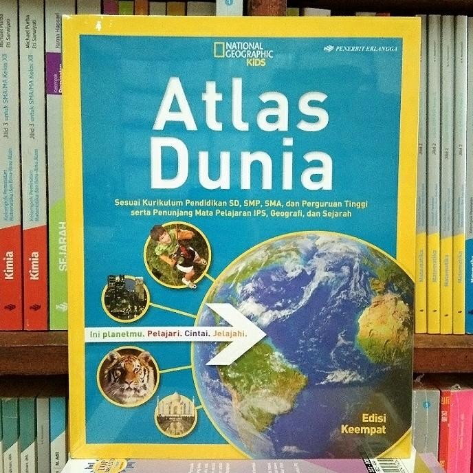 

Buku National Geographic Kids ATLAS DUNIA Edisi Keempat.ERLANGGA