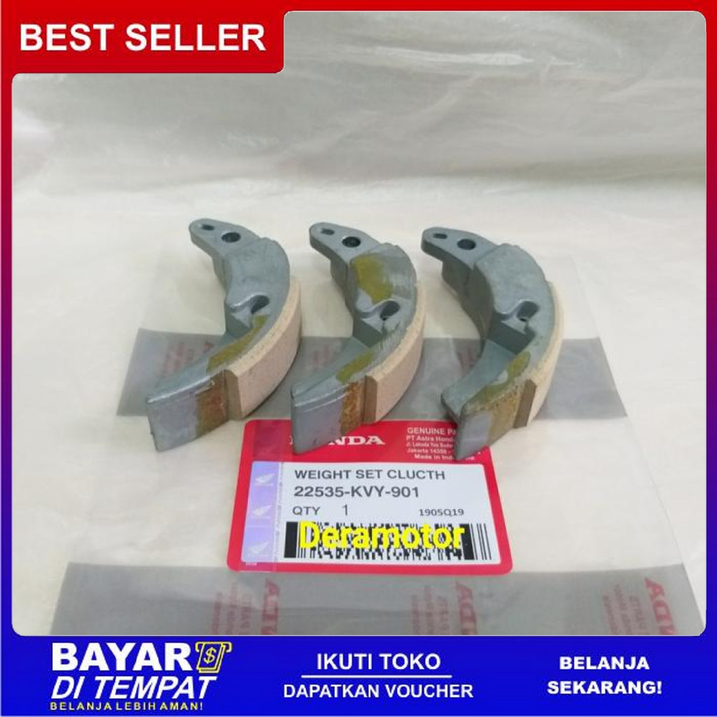 FREE ONGKIR AHM ORIGINAL KAMPAS GANDA KOPLING BEAT FI 2013 2014 2015 2016 BISA COD