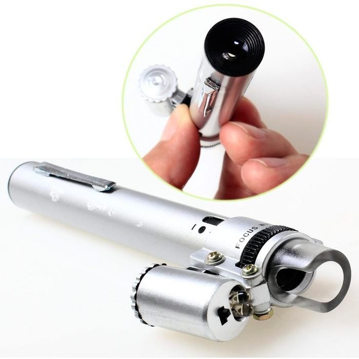 

Portable Pocket Jewelry Zoom 100X Microscope Loupe Magnifier Pen