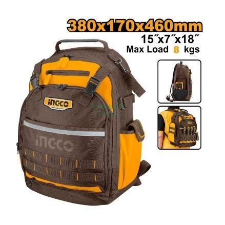 JTTOP" INGCO HBP01028 TAS RANSEL PERKAKAS TOOLS BACKPACK
