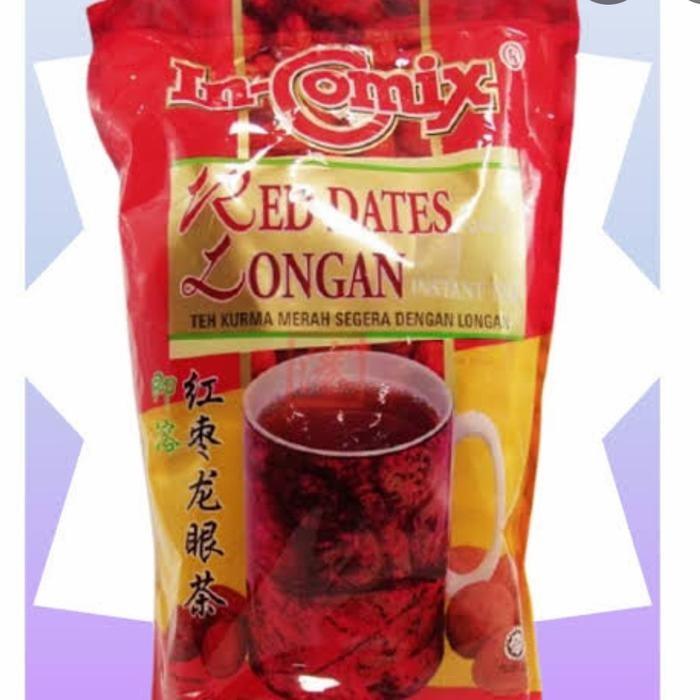 

In Comix Red Dates With Longan instant Ang Co Teh/ teh angco kurma mer