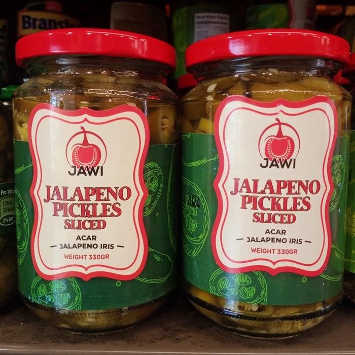 

Jawi Jalapeno Pickles Sliced 330gr - Acar Jalapeno Iris