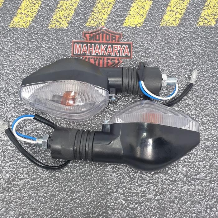 LAMPU SEIN SEN SIGN MEGAPRO NEW MONO VERZA 1SET STANDAR DEPAN BELAKANG