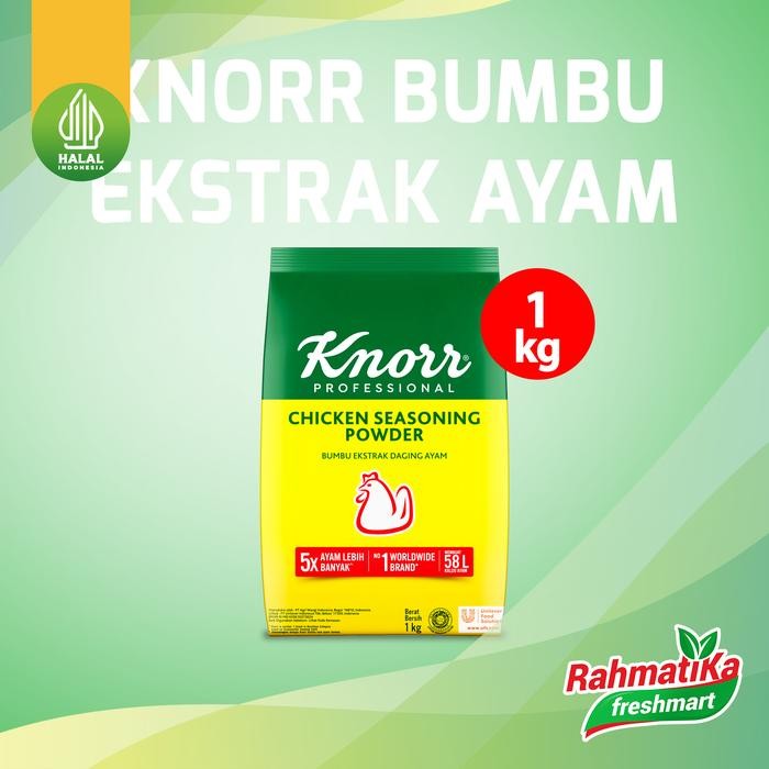 

Knorr Chicken Seasoning Powder / Bumbu Ekstrak Daging Ayam 1 Kg