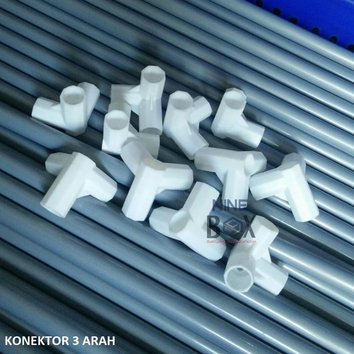 BEST SELLER SIKU KONEKTOR UNTUK RAK SEPATU COVER / PENYAMBUNG PIPA RAK SEPATU TERMURAH